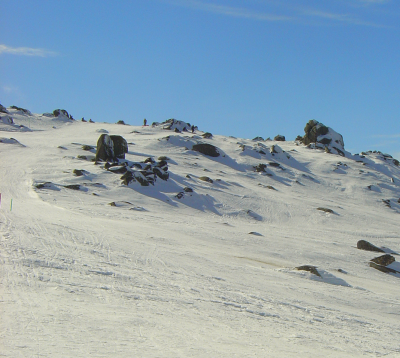 View across the top of Thredbo