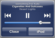 iPhone iPod dialog screenshot